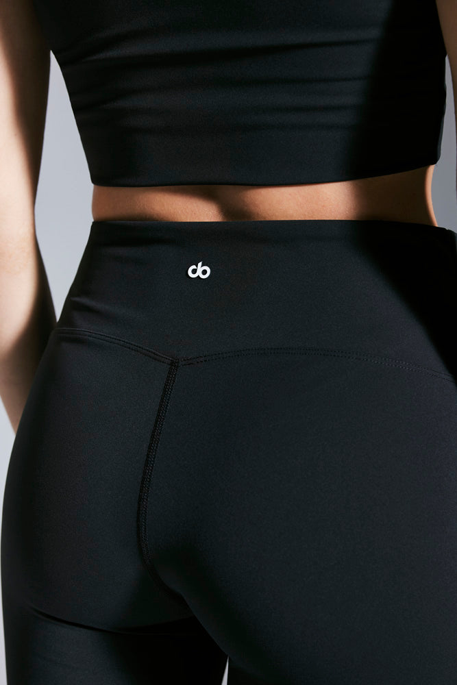 Womens New Space Black Bra Top and Tights Set